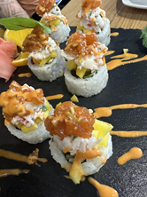 Super Maki California z sałatką krabowa (węgorz) - 8 szt. 